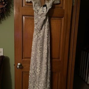 Tadashi Shoji Embroidered Corded Lace Gown, mother of the bride
